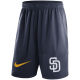 Mens San Diego Padres Nike Navy Dry Fly Shorts