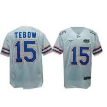 Nike Florida Gators #15 Tim Tebow White Jersey
