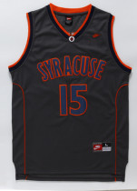 NCAA Syracuse Orange #15 Camerlo Anthony Black Jersey