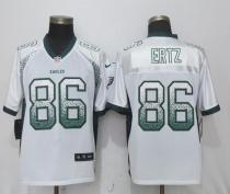 Nike Philadelphia Eagles #86 Ertz Drift Fashion White Elite Jersey