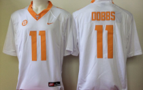 NCAA Tennessee Volunteers White #11 Dobbs White Jersey