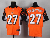 Nike Cincinnati Bengals #27 Kirkpatrick Orange Elite Jersey