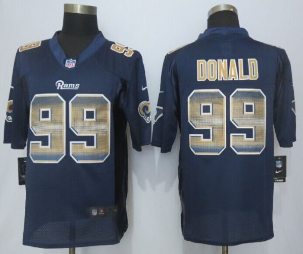 2015   New Nike St.Louis Rams  99 Donald Navy Blue  Strobe Limited Jersey