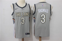 Nike NBA Cleveland Cavaliers #3 Thomas Grey New Jersey