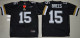 NCAA Purdue Boilermakers 15 Brees Black jerseys