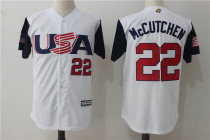 2017 World Baseball USA #22 McCutchen White Classic Jersey