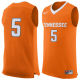NCAA Tennessee Volunteers #5 Nike Basketball Jersey Orange