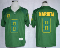 NCAA Oregon Ducks #8 Marcus Mariots Green Jersey