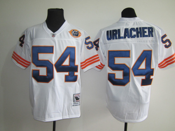 Brian Urlacher White Reebok Bears Throwback Jersey