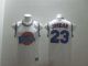 Jordan #23 White College Basketball Jersey