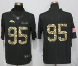 NEW Nike Denver Broncos 95 Wolfe Anthracite Salute To Service Limited Jersey