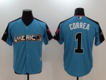 MLB American #1 Correa Blue All Star Jersey