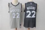 NBA Minnesota Timberwolves #22 Wiggins Grey City Jersey