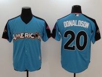 MLB American #20 Donaldson Blue All Star Jersey