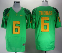 Nike Oregon Ducks De'Anthony Thomas 6 Elite Pac-12 2012 NCAA Apple Green Jersey