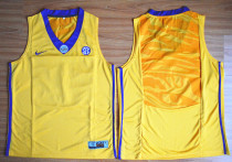 LSU Tigers Blank 00 NCAA Basketball Elite Jersey - Gold