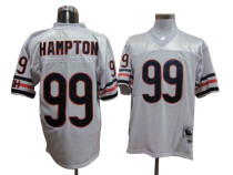 Bears #99 Hampton White Throwback NFL Jersey