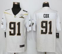 Nike Philadelphia Eagles 91 Cox 2016 Pro Bowl White Elite Jersey