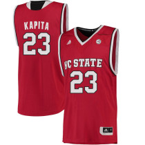 NCAA NC State Wolfpack #23 Kapita College Basketball Red Jersey