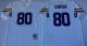 NFL Minnesota Vikings #80 Carter White Throwback Jersey