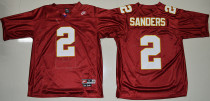 Nike Florida State Seminoles Deion Sanders 2 Red College Football Throwback Jersey