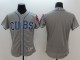 Majestic MLB Chicago Cubs Blank Grey Elite Jersey