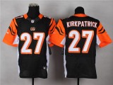 Nike Cincinnati Bengals #27 Kirkpatrick Black Elite Jersey