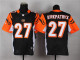 Nike Cincinnati Bengals #27 Kirkpatrick Black Elite Jersey