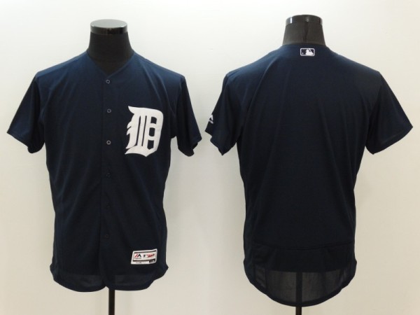 Majestics MLB Detroit Tigers Blank D.Blue Elite Jersey
