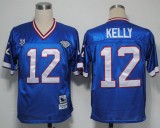 Blue Kelly Blue Throwback NFL Buffalo Bills #12 Jersey