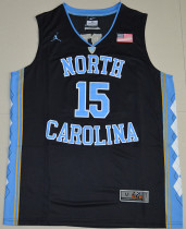 2016 North Carolina Tar Heels Vince Carter 15 College Basketball Jersey - Black