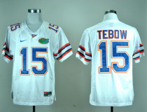 Nike Florida Gators Tim Tebow 15 White College Football Jersey