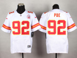 Nike Kansas City Chiefs #90 Poe White Elite Jersey