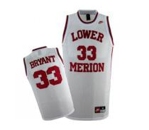 Lower Merion High School #33 Kobe Bryant White Jersey