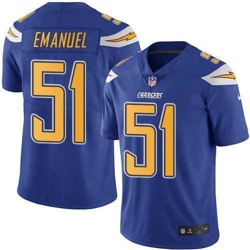 NFL San Diego Chargers #51 Emanuel Color Rush Limited Jersey