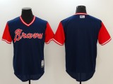MLB Milwaukee Brewers Blank All Rise D.Blue Pullover Jersey