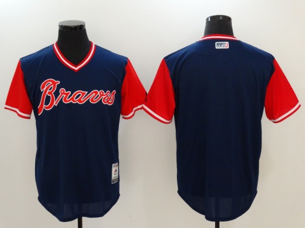 MLB Milwaukee Brewers Blank All Rise D.Blue Pullover Jersey