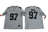 NCAA Ohio State Buckeyes #97 Joey Bosa College Football Jersey Gridion Grey