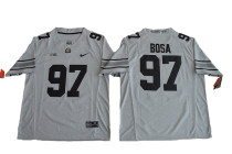 NCAA Ohio State Buckeyes #97 Joey Bosa College Football Jersey Gridion Grey