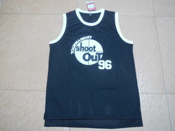 Tournament #96 Birdie Black Basketball Jersey
