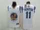 NBA Golden State Warriors #11 Thompson White Jersey