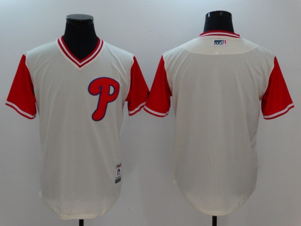 MLB Philadelphia Phillies Blank F All Rise D.Blue Pullover Jersey