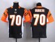 Nike Cincinnati Bengals #70 Ogbuehi Black Elite Jersey