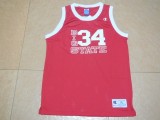 NBA Big State #34 Shuttlesworth Red Jersey