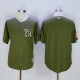 MLB Washington Nationals Blank Salute To Service Green Jersey