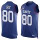 NFL New York Giants #80 Cryz Blue Limited Tank Top Jersey