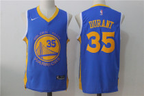 NBA Golden State Warriors #35 Durant Blue New Jersey