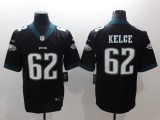 NFL Philadelphia Ealges #62 Kelce Black Vapor Limited Jersey