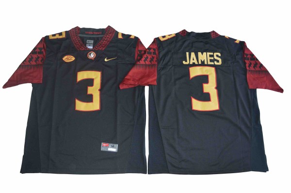 NCAA Florida State Seminoles #3 James Black Footback Jersey