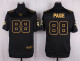 Mens Minnesota Vikings #88 Page Pro Line Black Gold Collection Jersey